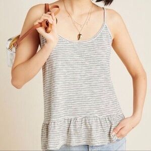 Anthropologie Morena Peplum Tank